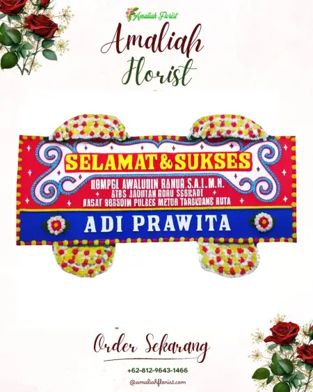 Papan Bunga Ucapan Selamat Kaliguwo